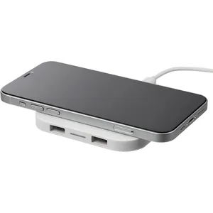 Беспроводное зарядное устройство Interra Plus, белое заказать онлайн со своим дизайном в РПК КБ с доставкой и скидками