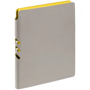 Ежедневник Flexpen, недатированный, серебристо-желтый заказать онлайн со своим дизайном в РПК КБ с доставкой и скидками