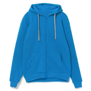 Толстовка на молнии с капюшоном Siverga, бирюзовая заказать онлайн со своим дизайном в РПК КБ с доставкой и скидками