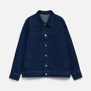 Заказать Куртка джинсовая O1, темно-синяя, размер 3XL/4XL с доставкой и скидками
