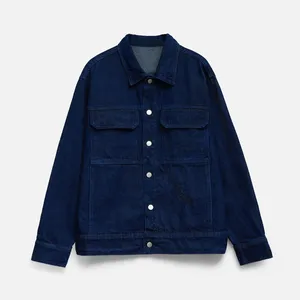 Заказать Куртка джинсовая O2, темно-синяя, размер 3XL/4XL с доставкой и скидками
