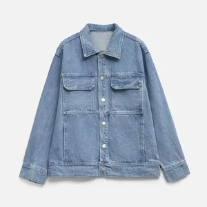 Заказать Куртка джинсовая O2, голубая, размер 3XL/4XL с доставкой и скидками