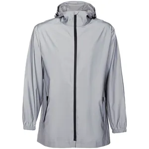 Парка Manifest из светоотражающей ткани, серая заказать онлайн со своим дизайном в РПК КБ с доставкой и скидками