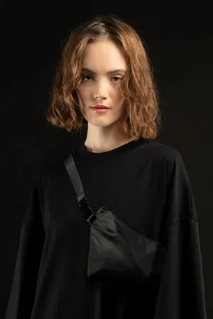 Поясная сумка W1, черная заказать онлайн со своим дизайном в РПК КБ с доставкой и скидками