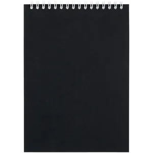 Блокнот Dali в клетку, черный заказать онлайн со своим дизайном в РПК КБ с доставкой и скидками