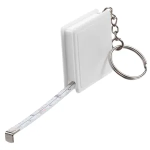 Брелок с рулеткой Square, ver.2, белый заказать онлайн со своим дизайном в РПК КБ с доставкой и скидками