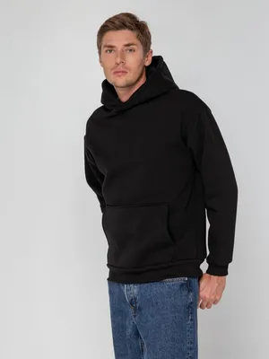 Худи унисекс оверсайз Full Swing, черное заказать онлайн со своим дизайном в РПК КБ с доставкой и скидками