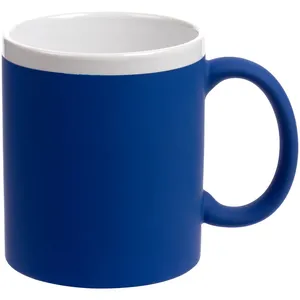 Кружка StopSpot с покрытием софт-тач, синяя заказать онлайн со своим дизайном в РПК КБ с доставкой и скидками