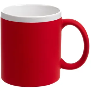 Кружка StopSpot с покрытием софт-тач, красная заказать онлайн со своим дизайном в РПК КБ с доставкой и скидками