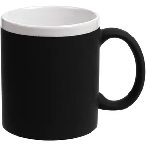 Кружка StopSpot с покрытием софт-тач, черная заказать онлайн со своим дизайном в РПК КБ с доставкой и скидками