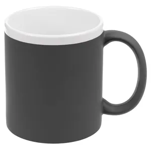 Кружка StopSpot с покрытием софт-тач, серая заказать онлайн со своим дизайном в РПК КБ с доставкой и скидками