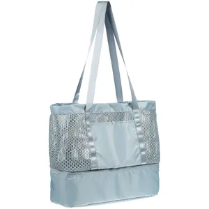 Шопер с термоотделением Verkko, серо-голубой заказать онлайн со своим дизайном в РПК КБ с доставкой и скидками