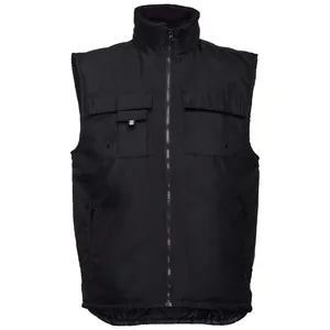 Жилет мужской Stockholm, черный заказать онлайн со своим дизайном в РПК КБ с доставкой и скидками