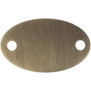 Шильдик металлический Alfa Oval, бронзовый заказать онлайн со своим дизайном в РПК КБ с доставкой и скидками