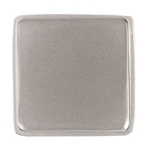 Квадратный шильдик на резинку Epoxi, матовый серебристый заказать онлайн со своим дизайном в РПК КБ с доставкой и скидками