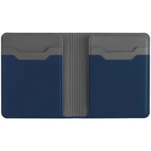 Картхолдер с отделением для купюр Dual, синий заказать онлайн со своим дизайном в РПК КБ с доставкой и скидками