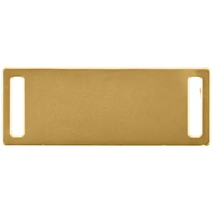 Шильдик металлический Kova, золотистый заказать онлайн со своим дизайном в РПК КБ с доставкой и скидками