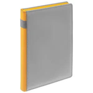 Ежедневник Spain Shall на заказ, недатированный, серый с желтым заказать онлайн со своим дизайном в РПК КБ с доставкой и скидками