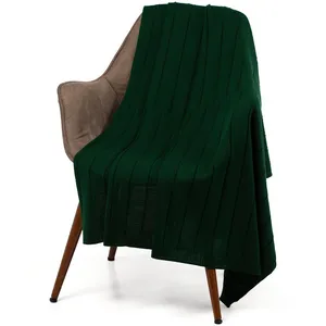 Плед Bambolay, темно-зеленый заказать онлайн со своим дизайном в РПК КБ с доставкой и скидками