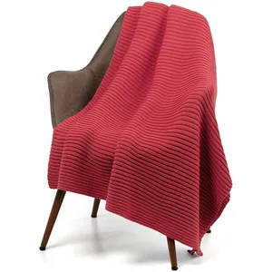 Плед Quill, красный (коралл) заказать онлайн со своим дизайном в РПК КБ с доставкой и скидками