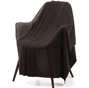 Плед Slumberland, коричневый меланж заказать онлайн со своим дизайном в РПК КБ с доставкой и скидками