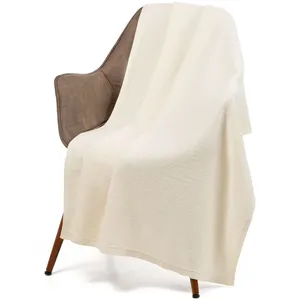 Плед Ornato, молочно-белый (ванильный) заказать онлайн со своим дизайном в РПК КБ с доставкой и скидками