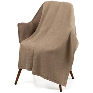 Плед Ornato, бежевый (миндальный меланж) заказать онлайн со своим дизайном в РПК КБ с доставкой и скидками