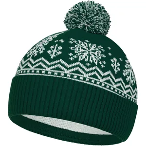 Шапка Elnik, зеленая с молочно-белым заказать онлайн со своим дизайном в РПК КБ с доставкой и скидками