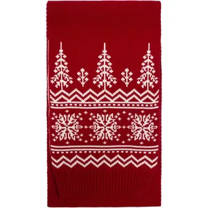 Шарф Elnik, красный с молочно-белым заказать онлайн со своим дизайном в РПК КБ с доставкой и скидками