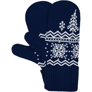 Варежки Elnik, синие с молочно-белым заказать онлайн со своим дизайном в РПК КБ с доставкой и скидками
