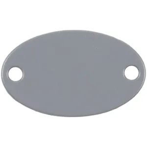 Шильдик металлический Alfa Oval, серый заказать онлайн со своим дизайном в РПК КБ с доставкой и скидками