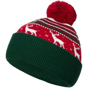 Шапка Mirakler, красная с зеленым заказать онлайн со своим дизайном в РПК КБ с доставкой и скидками