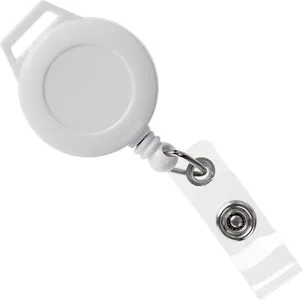 Ретрактор Attach New с ушком под ленту, белый заказать онлайн со своим дизайном в РПК КБ с доставкой и скидками