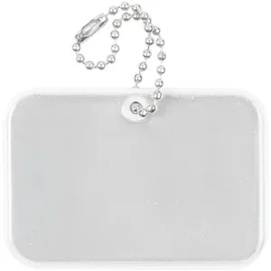 Светоотражатель Spare Care, прямоугольник, серебристый заказать онлайн со своим дизайном в РПК КБ с доставкой и скидками