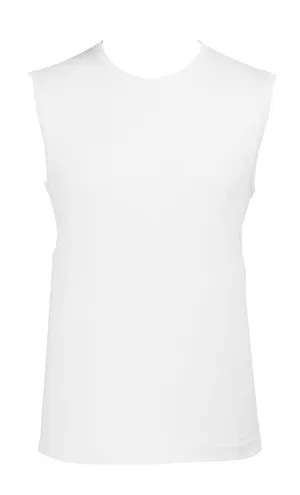 Футболка мужская без рукавов Jazzy 170, белая заказать онлайн со своим дизайном в РПК КБ с доставкой и скидками