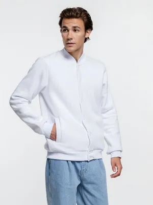 Бомбер Graduate, белый заказать онлайн со своим дизайном в РПК КБ с доставкой и скидками