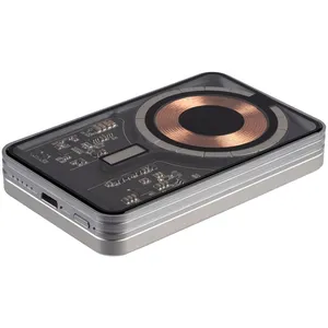 Магнитный беспроводной аккумулятор Cooper Ergo 5000 мАч, серебристый заказать онлайн со своим дизайном в РПК КБ с доставкой и скидками