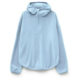 Анорак флисовый унисекс Fliska, голубой заказать онлайн со своим дизайном в РПК КБ с доставкой и скидками