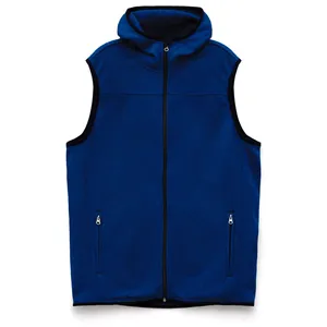 Жилет с капюшоном унисекс Gotland, синий заказать онлайн со своим дизайном в РПК КБ с доставкой и скидками