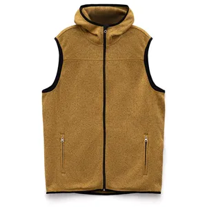 Жилет с капюшоном унисекс Gotland, горчичный заказать онлайн со своим дизайном в РПК КБ с доставкой и скидками