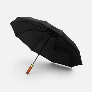 Зонт складной Cloudburst в подарочной упаковке, черный заказать онлайн со своим дизайном в РПК КБ с доставкой и скидками