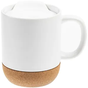 Кружка с пробковой подставкой Corky Walk для сублимационной печати, матовая, белая заказать онлайн со своим дизайном в РПК КБ с доставкой и скидками