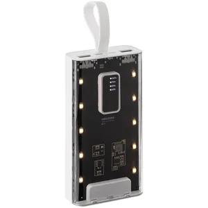 Аккумулятор Trellis Flat 10000 мАч, белый заказать онлайн со своим дизайном в РПК КБ с доставкой и скидками