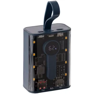 Аккумулятор с быстрой зарядкой Trellis Quick 10000 мАч, синий заказать онлайн со своим дизайном в РПК КБ с доставкой и скидками