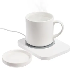 Кружка с подогревом и беспроводной зарядкой dualBase plus, белая заказать онлайн со своим дизайном в РПК КБ с доставкой и скидками