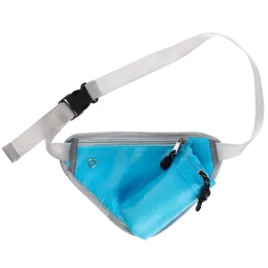Сумка поясная с отделением для бутылки Waterun, голубая заказать онлайн со своим дизайном в РПК КБ с доставкой и скидками