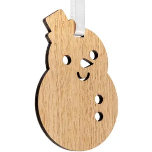 Деревянная подвеска Christmate, снеговик заказать онлайн со своим дизайном в РПК КБ с доставкой и скидками