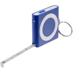 Брелок-фонарик с рулеткой Rule Tool, синий заказать онлайн со своим дизайном в РПК КБ с доставкой и скидками