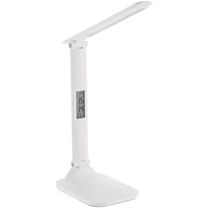 Настольная лампа с часами и календарем Office Torch ver.2, белая заказать онлайн со своим дизайном в РПК КБ с доставкой и скидками