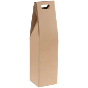 Коробка для бутылки Vinci, крафт заказать онлайн со своим дизайном в РПК КБ с доставкой и скидками